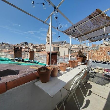 Superbe T3 Terrasse Avec Vue Centre Historique Daire Montpellier Dış mekan fotoğraf